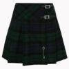 Women Black Watch Tartan Mini Kilt F