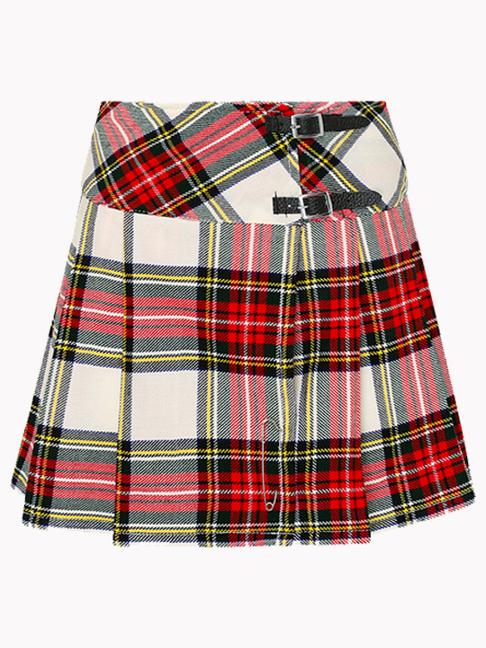 Women Dress Stewart Tartan Mini Kilt F