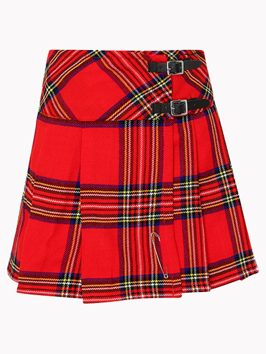 Women Royal Stewart Tartan Mini Kilt F