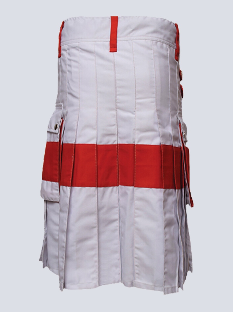 english flag utility kilt with side buckle b